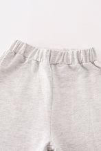 Load image into Gallery viewer, Premium grey gingerbread applique oh snap boy set

