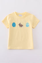 Load image into Gallery viewer, Premium Mustard bunny egg embroidery top
