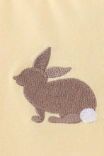 Load image into Gallery viewer, Premium Mustard bunny egg embroidery top

