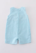 Load image into Gallery viewer, Premium mint bunny egg embroidery gingham jonjon
