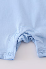 Load image into Gallery viewer, Premium Blue bunny embroidery romper
