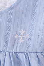 Load image into Gallery viewer, Premium Blue cross embroidery dress
