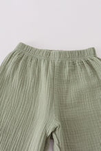 Load image into Gallery viewer, Premium sage ruffle pants set
