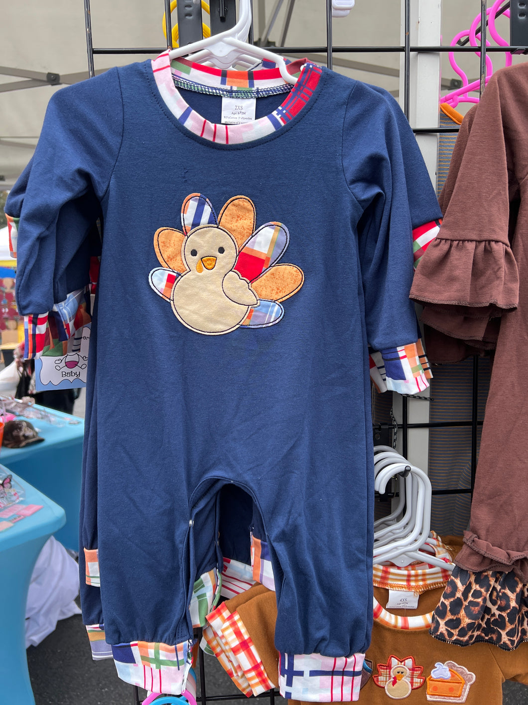 Boys Turkey Romper