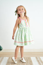 Load image into Gallery viewer, Platinum star print strap dress
