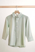 Load image into Gallery viewer, Sage boy button down shirt

