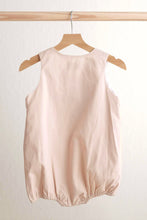 Load image into Gallery viewer, Khaki he is risen hand-smocked boy bubble
