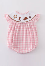 Load image into Gallery viewer, Western Smocked Pink Bubble
