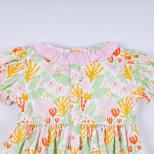 Load image into Gallery viewer, Sweet island character hand smocked ruffle pants set
