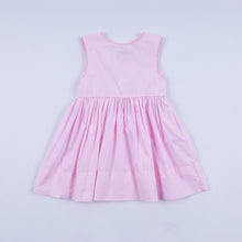 Load image into Gallery viewer, Pink princess hand smocked plaid dress
