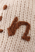 Load image into Gallery viewer, Hand embroidered pom pom beanie hat mommy&amp;me
