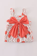 Load image into Gallery viewer, Apple bow strap dress
