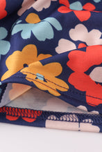 Load image into Gallery viewer, Blue floral bloomer set
