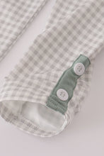 Load image into Gallery viewer, Sage turkey french knot ruffle pants set
