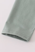Load image into Gallery viewer, Sage turkey french knot top
