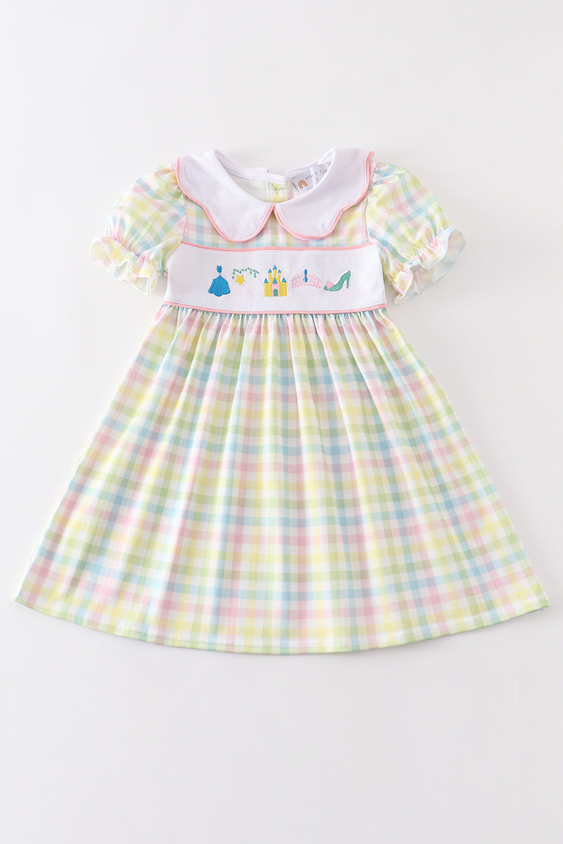 Castle princess embroidery dress