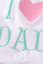 Load image into Gallery viewer, Floral I love dad embroidery dress
