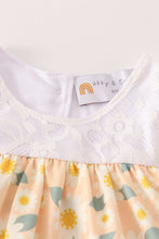 Load image into Gallery viewer, Yellow floral lace bubble
