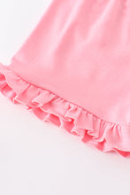 Load image into Gallery viewer, Pink shell embroidery girl set
