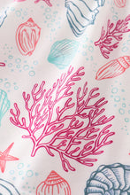 Load image into Gallery viewer, Pink shell embroidery dress
