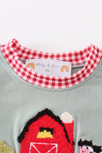 Load image into Gallery viewer, Sage farm french knot boy romper
