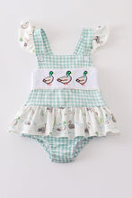 Load image into Gallery viewer, Sage duck girl swimsuit
