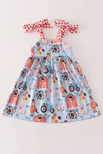 Load image into Gallery viewer, Farm animal strap dress
