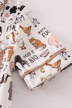 Load image into Gallery viewer, Beige farm boy pajamas set
