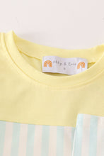 Load image into Gallery viewer, Blue stripe boy set
