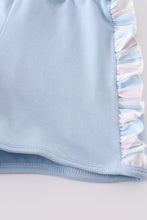 Load image into Gallery viewer, Crab french knot stripe girl set
