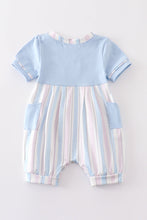 Load image into Gallery viewer, Crab french knot stripe boy bubble
