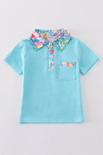 Load image into Gallery viewer, Mint rainbow splash boy shirt
