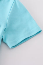 Load image into Gallery viewer, Mint rainbow splash boy shirt

