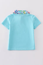 Load image into Gallery viewer, Mint rainbow splash boy shirt
