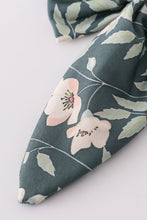 Load image into Gallery viewer, Green forest bloom print girl sailor bow
