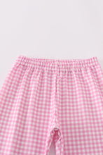 Load image into Gallery viewer, Pink puppy embroidery girl set
