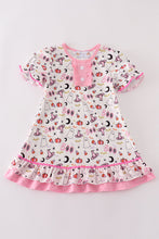 Load image into Gallery viewer, Pink halloween girl dress
