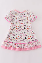 Load image into Gallery viewer, Pink halloween girl dress
