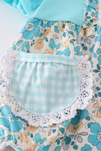 Load image into Gallery viewer, Blue aqua meadow girl bubble
