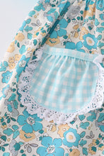 Load image into Gallery viewer, Blue aqua meadow girl dress

