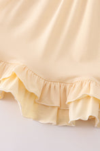 Load image into Gallery viewer, Cream ruffle girl dress
