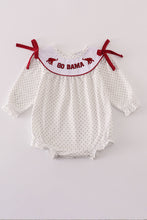 Load image into Gallery viewer, Maroon Alabama embroidery dot bubble
