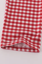Load image into Gallery viewer, Alabama embroidery gingham pants set
