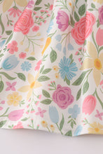 Load image into Gallery viewer, Floral print ruffle pants set
