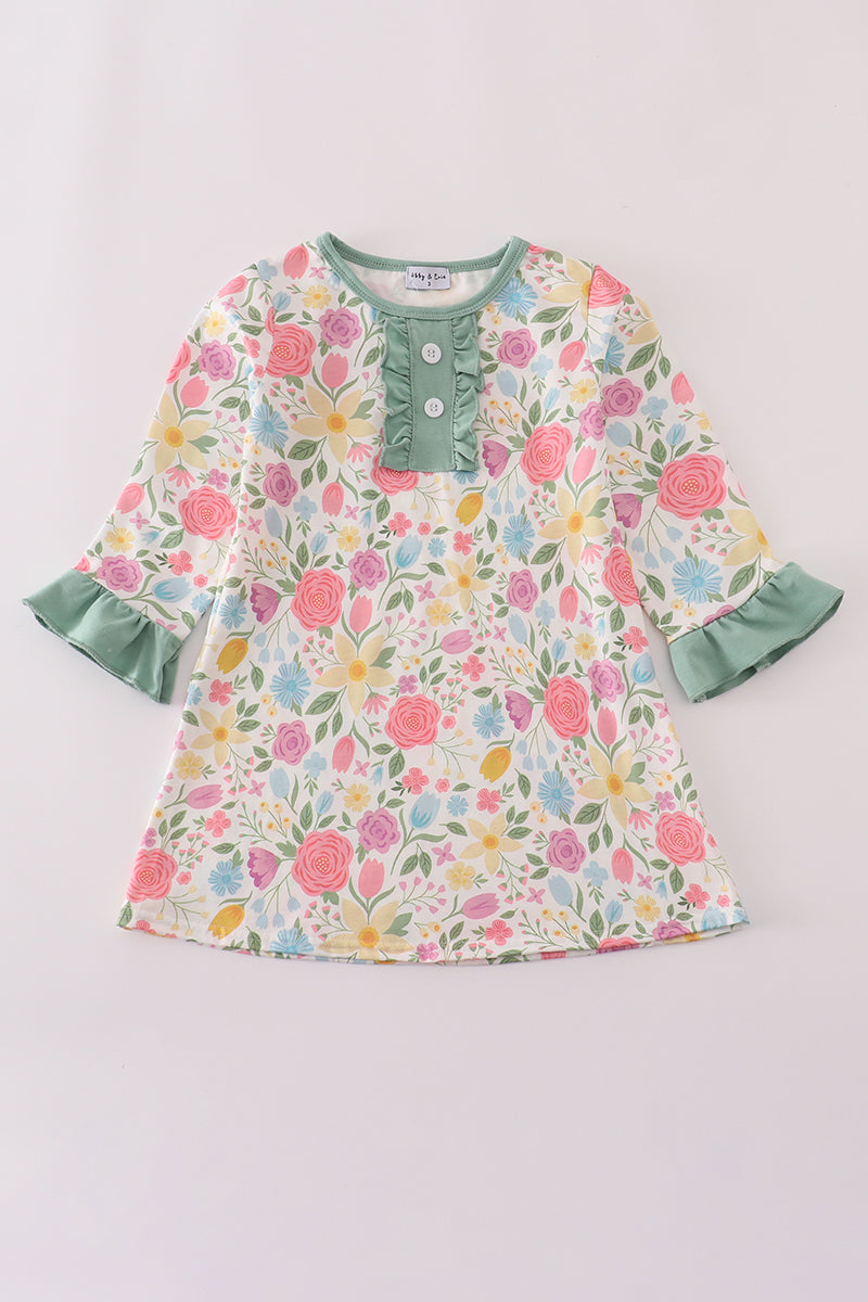 Floral print dress