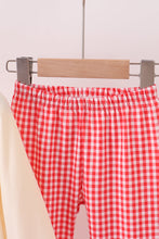 Load image into Gallery viewer, Beige reindeer sequin ruffle pants set
