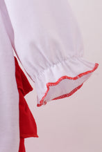 Load image into Gallery viewer, White bow ruffle bubble
