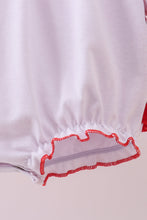 Load image into Gallery viewer, White bow ruffle bubble
