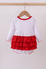 Load image into Gallery viewer, White bow ruffle bubble
