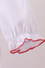 Load image into Gallery viewer, White bow ruffle gown
